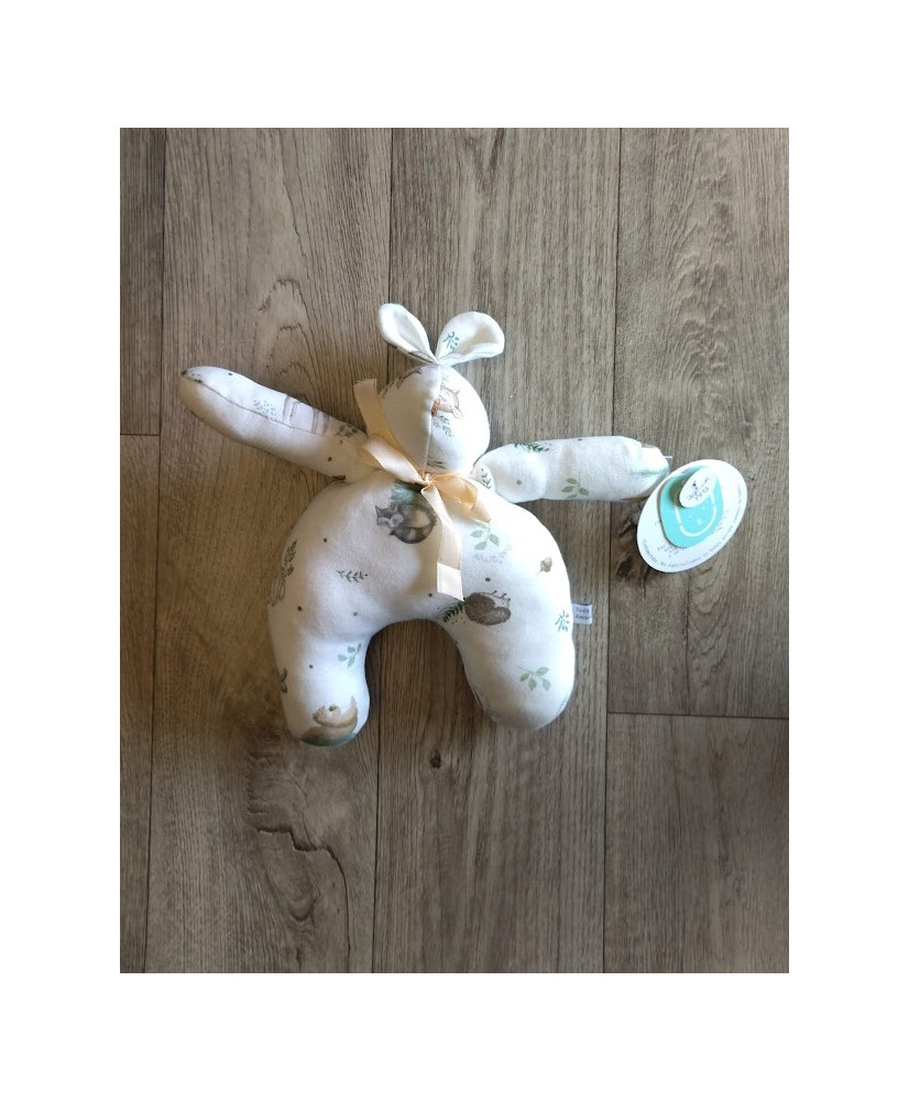Muñeco Sonajero de Apego Estampa Foresta-Todo Amor Baby