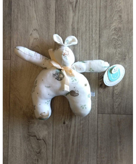 Muñeco Sonajero de Apego Estampa Foresta-Todo Amor Baby