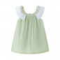 Vestido plumeti verde-Newness