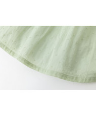 Vestido plumeti verde-Newness