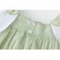 Vestido plumeti verde-Newness