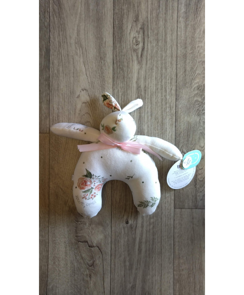 Muñeco Sonajero de Apego Estampa Felicia-Todo Amor Bay