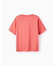 Camiseta De Algodón Estampada Para Niño 'Cuba', Coral Oscuro-Zippy