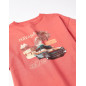 Camiseta De Algodón Estampada Para Niño 'Cuba', Coral Oscuro-Zippy