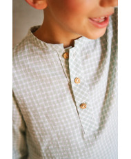 Conjunto Niño Camisa y Pantalón Familia Anémonas-Manuela Montero