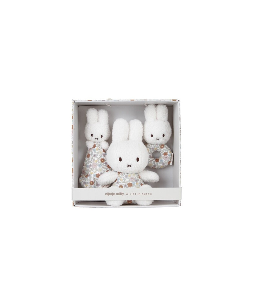 CAJA REGALO MIFFY VINTAGE FLORES-LITTLE DUTCH