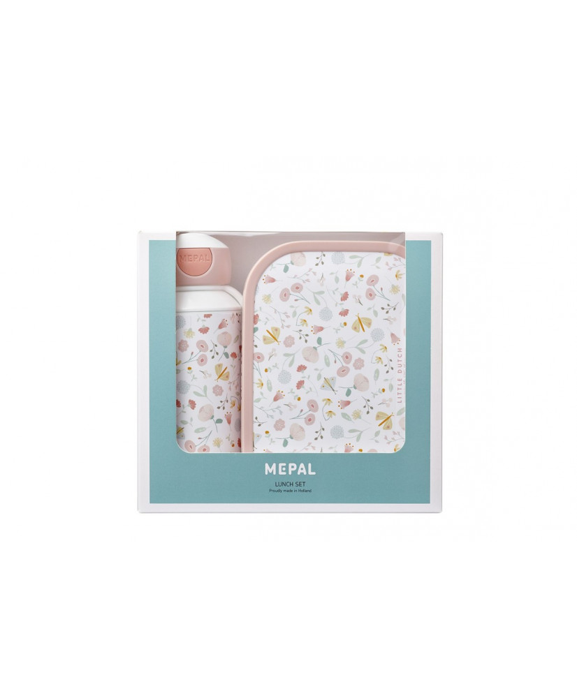 PACK DE ALMUERZO CAMPUS FLORES Y MARIPO-LITTLE DUTCH