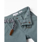 Pantalones Cortos Midi Con Cinturón Para Niño, Azul-Zippy