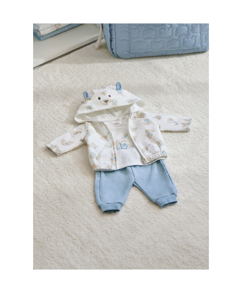Chándal 3 piezas Better Cotton recién nacido-Mayoral