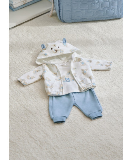 Chándal 3 piezas Better Cotton recién nacido-Mayoral