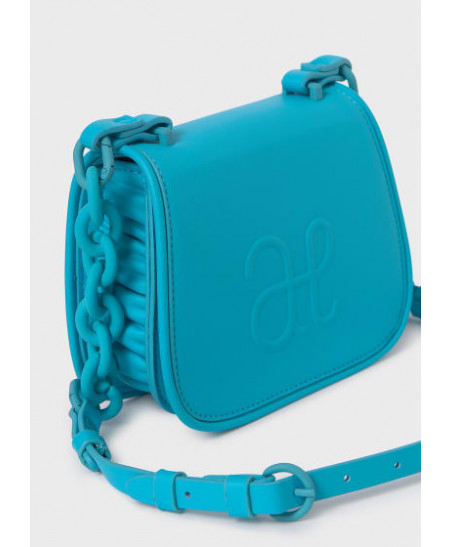Bolso Logo Relieve Niña Turquesa-Abel & Lula