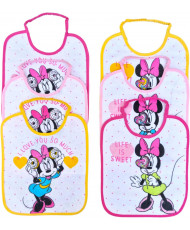Pack 6 Babero Maxi Minnie-Disney