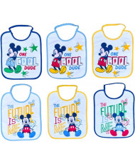 Pack 6 Baberos Maxi Mickey-Disney