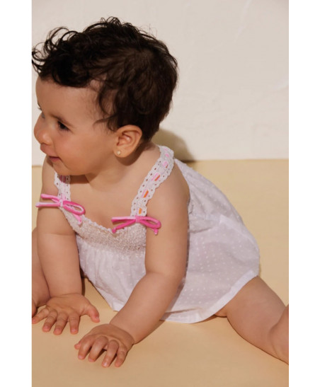 Conjunto vestido culetín rayas