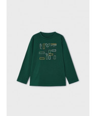 Camiseta letras básica niño-Mayoral