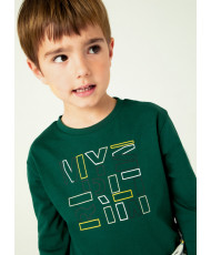 Camiseta letras básica niño-Mayoral