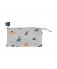 Estuche con 3 Compartimentos Dinos World-Tutete