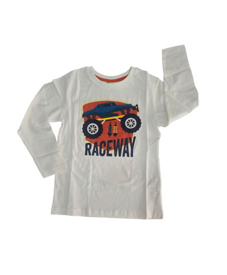 Camiseta Básica Coche Monster-Zippy