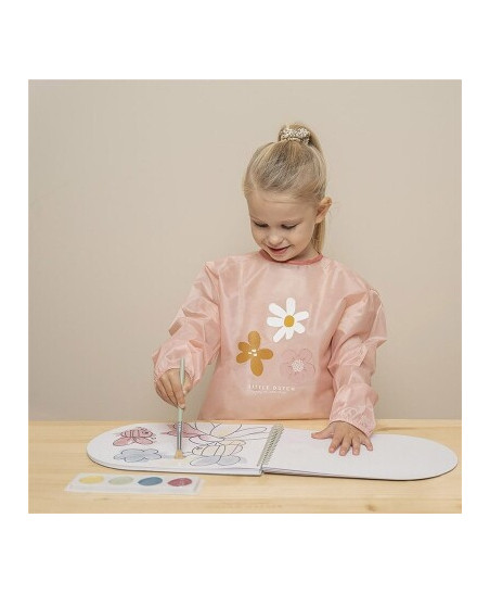 Bata de Arte Impermeable Flores & Mariposas-Little Dutch