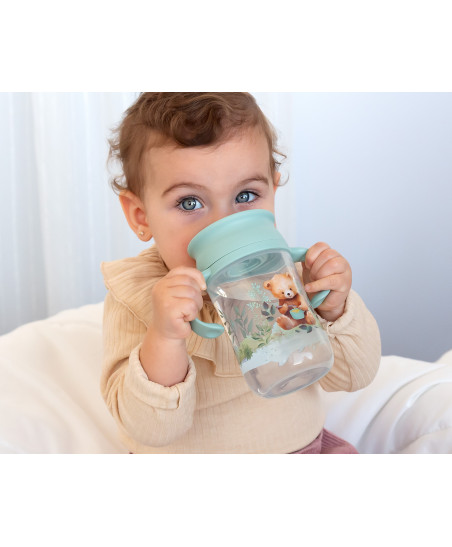 TAZA DE ENTRENAMIENTO STEP 3 OSO SAGE 330ML COLECCIÓN "HONEY"-Kiokids