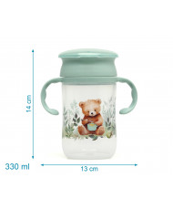 TAZA DE ENTRENAMIENTO STEP 3 OSO SAGE 330ML COLECCIÓN "HONEY"-Kiokids