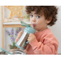 BOTELLA ENTRENAMIENTO OSO SAGE 280ML ACERO INOXIDABLE COLECCIÓN "HONEY"-Kiokids
