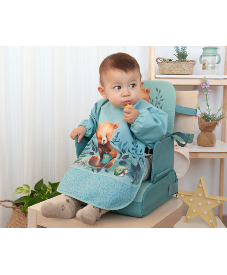 BABERO IMPERMEABLE CON MANGAS OSO SAGE COLECCIÓN "HONEY"-Kiokids
