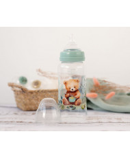 BIBERÓN ANTÓLICOS 360ML OSO SAGE Colección"Honey"-KIOKIDS