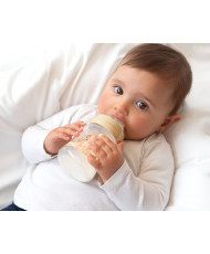 BIBERÓN ANTICÓLICO 150ML CIERVO BEIGE -KIOKIDS