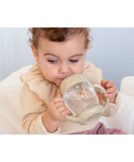 TAZA DE APRENDIZAJE STEP 1 CIERVO BEIGE-KIOKIDS