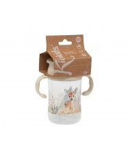 TAZA DE ENTRENAMIENTO STEP 3 CIERVO BEIGE 330ML-KIOKIDS