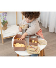 SET PORTA-ALIMENTOS 4 UNIDADES CIERVO BEIGE-KIOKIDS