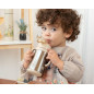 BOTELLA ENTRENAMIENTO CIERVO BEIGE 280ML ACERO INOXIDABLE-KIOKIDS