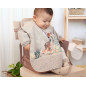 BABERO IMPERMEABLE CON MANGAS CIERVO BEIGE-KIOKIDS