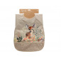 BABERO IMPERMEABLE CON MANGAS CIERVO BEIGE-KIOKIDS