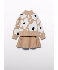 Conjunto tricot falda plisada niña-Abel & Lula