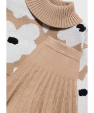 Conjunto tricot falda plisada niña-Abel & Lula