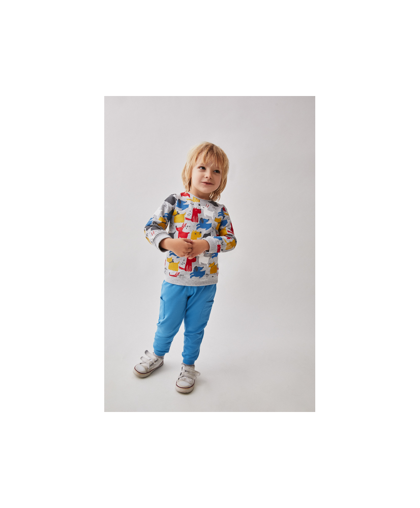 Conjunto Chandal recien nacido niño Azul-Street Monkey