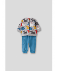 Conjunto Chandal recien nacido niño Azul-Street Monkey