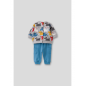 Conjunto Chandal recien nacido niño Azul-Street Monkey