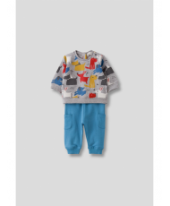 Conjunto Chandal recien nacido niño Azul-Street Monkey