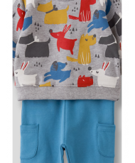 Conjunto Chandal recien nacido niño Azul-Street Monkey