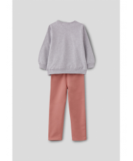 Conjunto niña gris melangue- Street Monkey