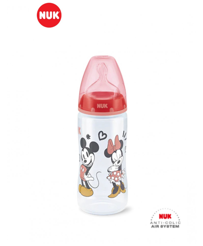 Biberón FC+ PP 300 ml Mickey Flow Control Silicona-NUK