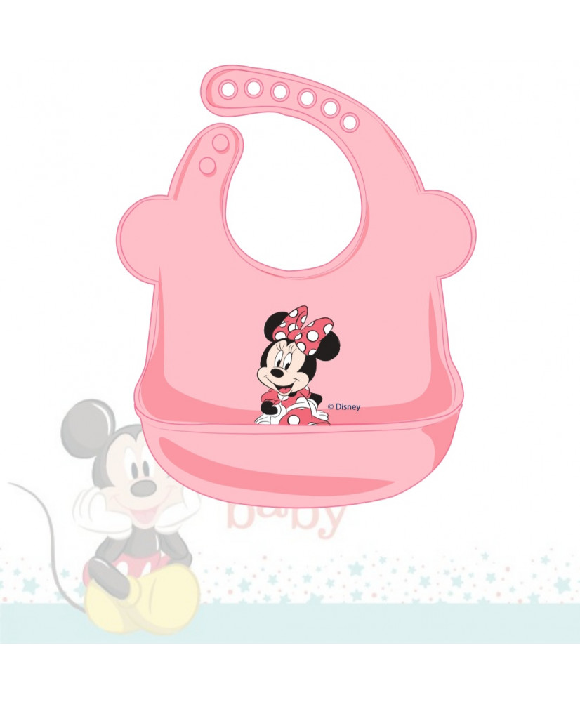 Babero Silicona Minnie Mouse-Disney