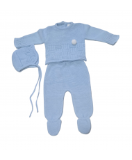 Conjunto Primera Puesta Celeste Bebé-Capribebé