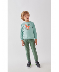 Conjunto Chandal bebé niño Verde-Street Monkey
