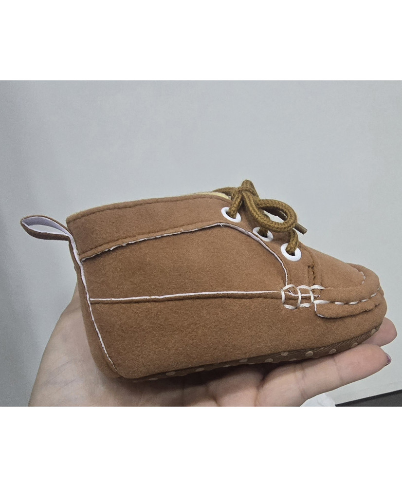 Bota Polipiel Bebé con cierre cordón -Wow Baby