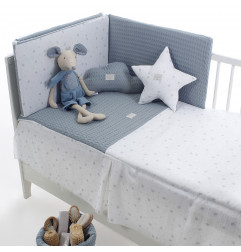 COLCHA Y PROTECTOR T/60 coleccion CLEA-Uzturre