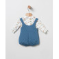 Camisa+Ranita Punto Azulon-Coco Acqua